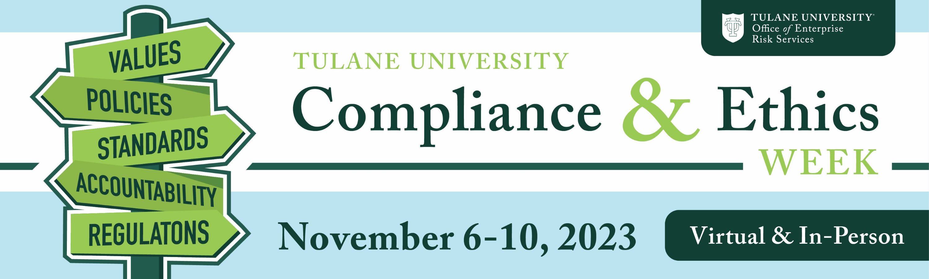 Compliance & Ethics Week banner